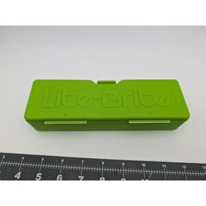 Lite Brite Light Bright Replacement Pegs Green Storage Box Travel Case